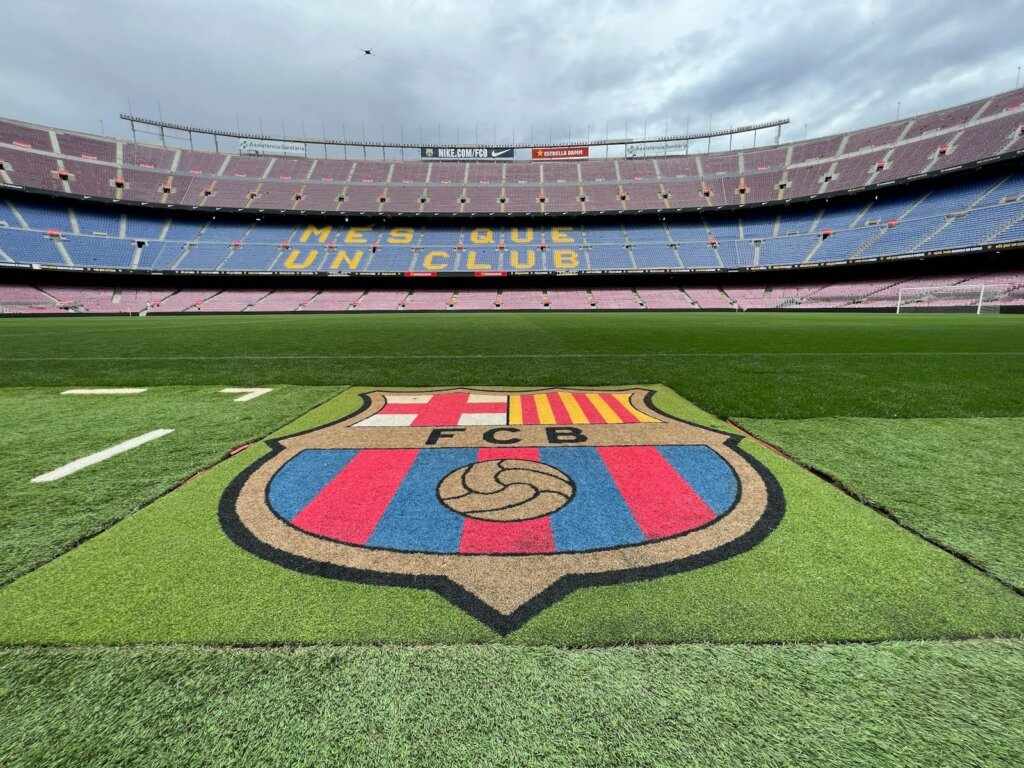 The Camp Nou Stadium in Barcelona