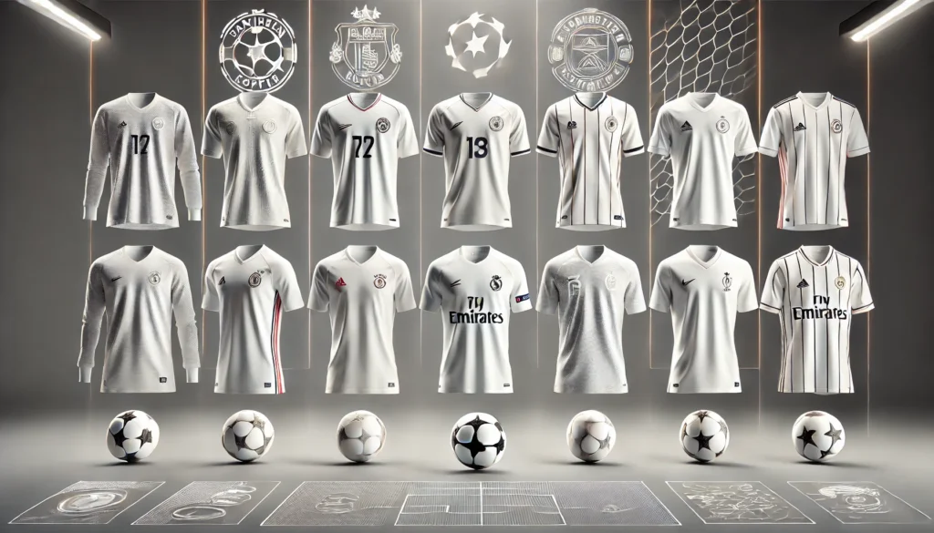 white soccer uniform